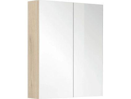 Zrcadlová Skříňka Kuba 60x70x14 cm Dub Kronberg