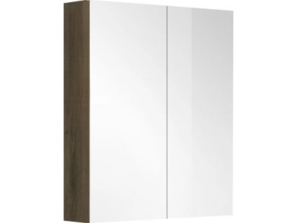Zrcadlová skříňka Kuba 60x70x14 cm – Dub Halifax