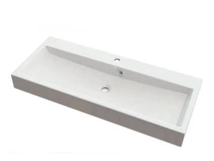 Umyvadlo ORINOKO 100x42 cm, bílá, OR100
