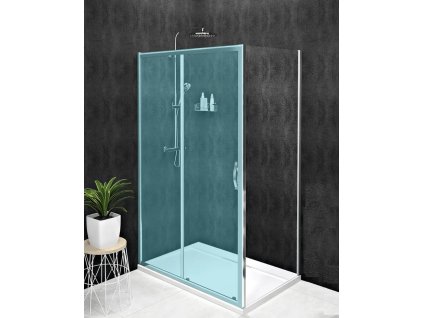 Gelco Sigma Simply Sprchová boční stěna 75 cm, chrom/čiré sklo, GS3175