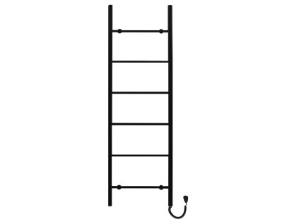 Elektrický sušák PRIMAVERA 50x160 cm černá matná 120 W, Kód: ES50160B