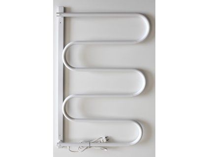 Elektrický sušák otočný (Varianta Barva - Bílá, Materiál - Komaxit, Rozměr radiátoru - ES 2 - 35 x 565 x 475 mm, Výkon - 40 W)