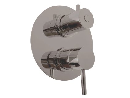 Besteco Podomítková baterie Seina 3-cestná s tělesem, metal grey lesklá se987mgl