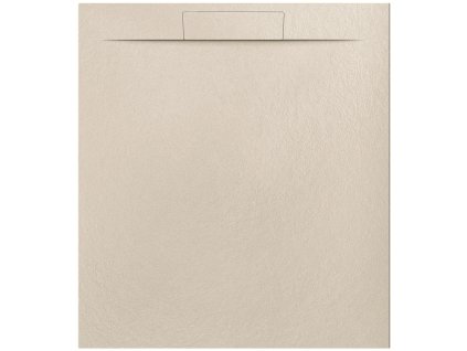 Besteco Sprchová vanička Nilo 100x90 cm, litý mramor, beige