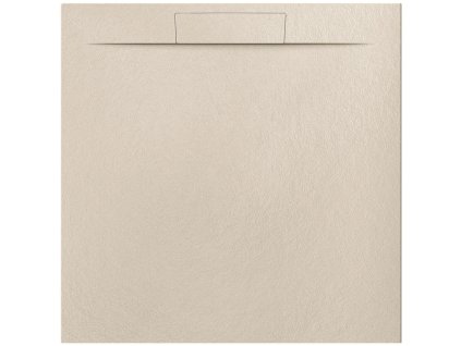 Besteco Sprchová vanička Nilo 90x90 cm, litý mramor, beige kód: NI090090BEEQZ