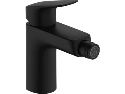 Hansgrohe Logis bidetová baterie stojánková s výpustí, černá matná