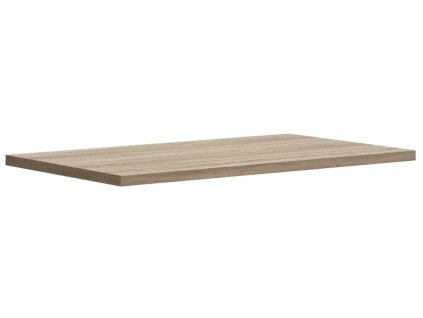 Masivní koupelnová deska pod umyvadlo v dekoru dub bardolino o rozměrech 120x50 cm