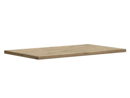 Masivní koupelnová deska pod umyvadlo v dekoru dub san remo sand o rozměrech 120x50 cm
