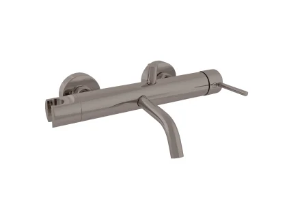 Nástěnná vanová baterie Seina SE955 v moderním matném provedení Metal Grey