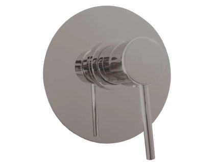 Sprchová baterie Seina podomítková 1-cestná s tělesem, metal grey lesklá