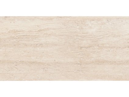 Hladký keramický obklad Toscana Beige 25x50 cm s imitací béžového mramoru