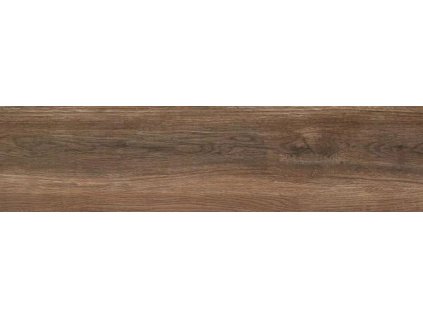 Keramická dlažba Delamare Dark Brown 22x90 cm v imitaci hnědého dřeva