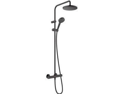 Hansgrohe sprchový systém Vernis Blend s termostatickou baterií 26276670, černá matná
