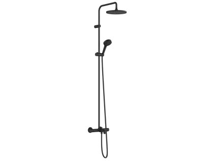 Hansgrohe sprchový systém Vernis Blend s vanovým termostatem, 2 proudy, černá matná 26899670