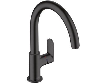 výkres Hansgrohe Vernis Blend Dřezová baterie s otočným ramínkem, černá matná 71870670