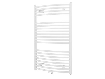 Oblý kombinovaný koupelnový radiátor Grande v barvě bílé se středovým připojením, rozměry 60x97 cmG6097OWSP
