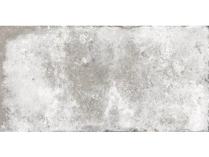 Dlažba Ceramica Rondine London Fog 30,5x60,5 cm matná – detail jemně strukturovaného povrchu v mlžně šedém tónu
