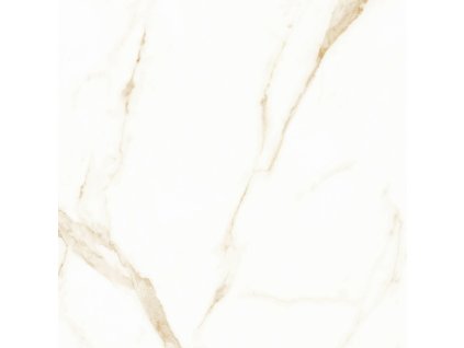 Lesklé rektifikované dlažby Livorno Beige 60x60 cm v béžového mramoru