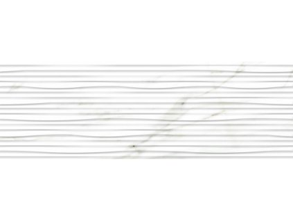 Rektifikovaný matný dekorativní obklad Ardenza Sea 30x90 cm s lineární strukturou