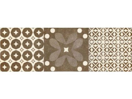 EBS Beton Dekor Drau Beige 20x60 cm béžový obklad imitace betonu detail vzoru