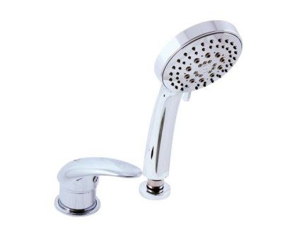 Dvouotvorová vanová baterie D475 v chromovém provedení pro napouštění přepadem