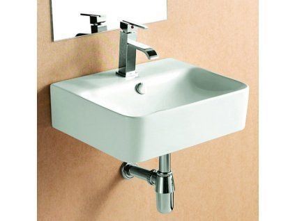 ALT text pro obrázek: Keramické umyvadlo na desku BESTECO SISI kulaté 41 cm bílá lesklá s 3D reliéfem bez přepadu, kód BE4122