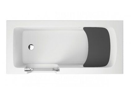 Vana s bočními dvířky Clinic Bath o rozměru 160 cm, levé provedení, v bílé barvě.