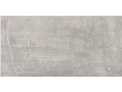 Šedá matná dlažba imitace kamene EBS Volcano Grey 30x60 cm v moderním interiéru