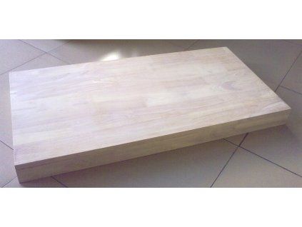 Dřevěná Deska z masivu tropického dub 120x50 cm
