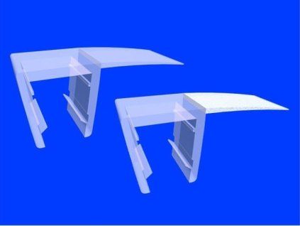 [Kód: 304/10] Boční stírací lišta BESTECO F profil na sklo 10 mm detail stíracího břitu a transparentního uchycení.