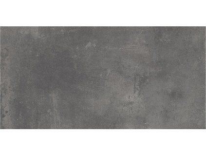 Detail textury velkoformátové slinuté dlažby Volcano Dark 60x120 cm v designu tmavého betonu