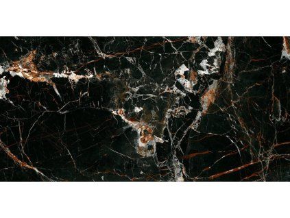 Dlažba LUX Laurants Brown 60x120x1,05 cm lesklá