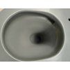 BESTECO Arco Vortex závěsné WC se sedátkem (35,5x53 cm, rimless, šedé matné)