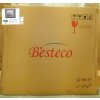 Hnědá kartonová krabice s logem BESTECO pro dvoudveřovou zrcadlovou skříňku BESTECO Lux 80x70x14 cm.