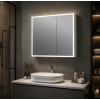 Zrcadlová skříňka Besteco Lux s LED osvětlením a kosmetickým zrcátkem.
