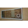BESTECO Lumi LED zrcadlo 160x60 cm (kosmetická lupa, hodiny)