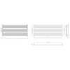 koupelnovy radiator stick level bila barva (2)