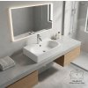 Besteco keramické umyvadlo P7573 na desku 60x40 cm, bílá v koupelně