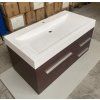 BESTECO Skříňka z Masivu s Umyvadlem 100x51 cm Dub
