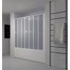 Vanová zástěna Flex 140-170x150 cm, zavírání do středu
