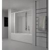 Vanová zástěna Flex 140-170x150 cm, zavírání do středu