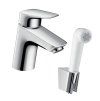 Hansgrohe Logis umyvadlová baterie s ruční bidetovou sprškou, chrom