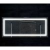 [Kód:MF1200-600] Obdélníkové LED zrcadlo 120x60 cm v koupelně s efektními světelnými pruhy a dotykovým spínačem osvětlení.