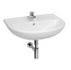 JIKA LYRA PLUS Umyvadlo H8143820001041, 1 otvor pro baterii, Bílá, 55x45 cm