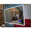 BESTECO Bright Bluetooth LED zrcadlo 80x65 cm (Bluetooth, reproduktor, hodiny)