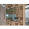 BESTECO Digital LED zrcadlo 100x65 cm (smart panel, meteostanice)