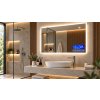 Obdélníkové LED zrcadlo BESTECO Bright 100x65 cm, Kód: MLE6510LCD