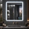 [Kód:MLE65-060TD] LED zrcadlo Digital 60x65 cm meteostanice hodiny