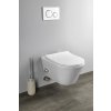 Závěsné WC Avva Rimless s bidetovou sprškou a Integrovanou baterií 100315 bílá