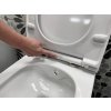 Závěsné WC Avva Rimless s bidetovou sprškou a Integrovanou baterií 100315 bílá